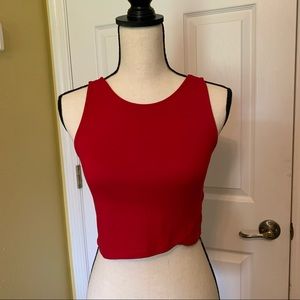 Red Crop Top